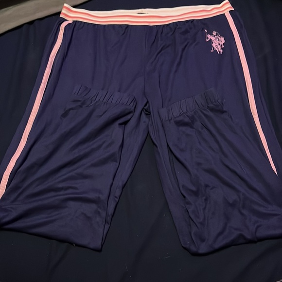 Blue and pink polo pj set - Picture 2 of 2